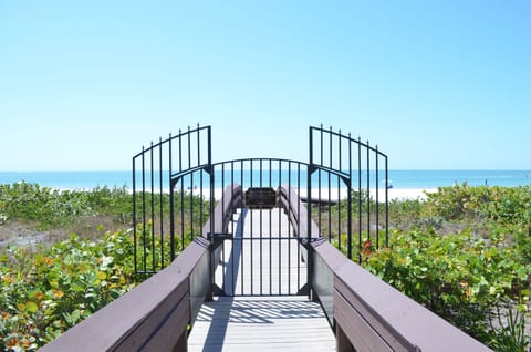 On the beach, sun loungers, beach towels