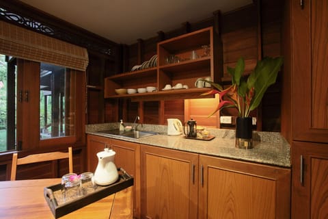 Guest Wing Kitchenette. No cooking facilities. Mini Fridge and Hot Water Kettle.