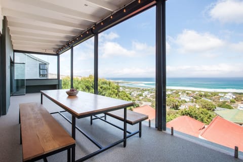 massive balcony with ocean view