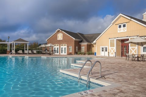 Indoor pool, a heated pool