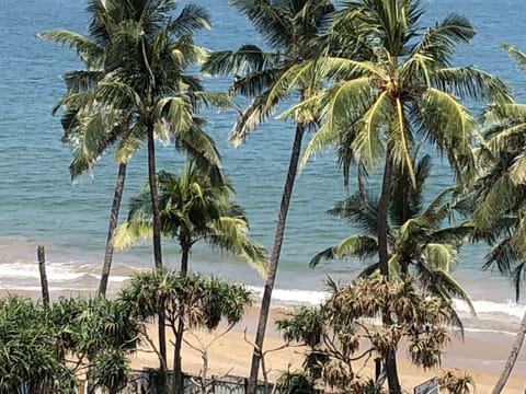 On the beach, beach towels