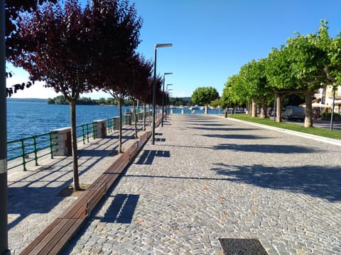 promenade next to the building