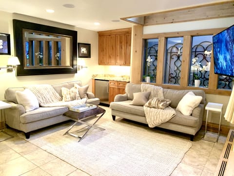 Warm and inviting living area