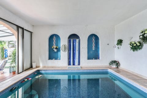 Indoor pool, a heated pool