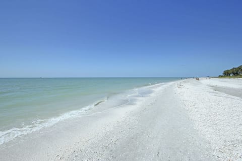 Beach nearby, beach umbrellas