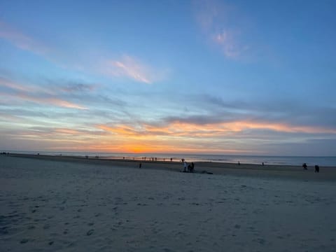 On the beach