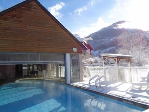 Indoor pool, a heated pool