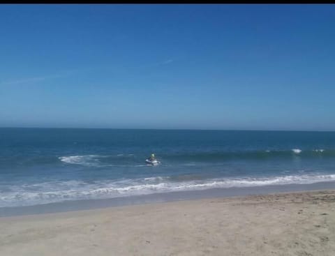 On the beach