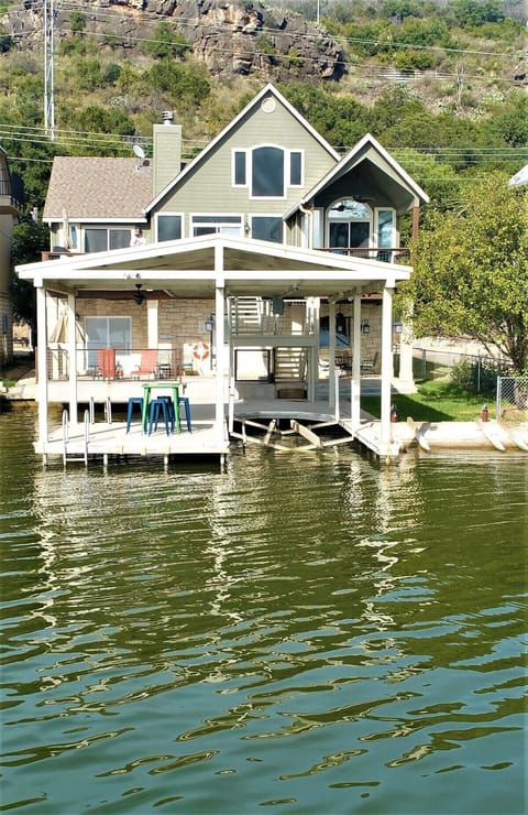 Great home on the lake.