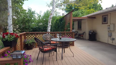 Private gazebo and outdoor patio dining
