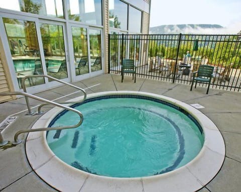 Indoor pool, outdoor pool