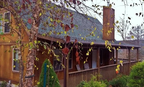 Front View of House in the Fall