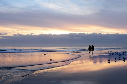 On the beach