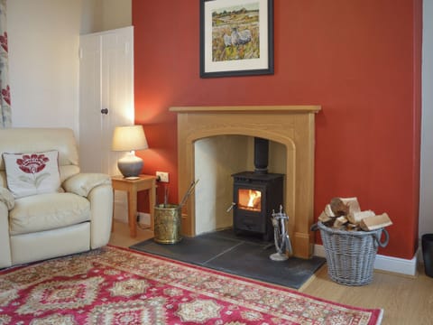Welcoming living room with wood burner | The Dairy House, Near Newton Stewart