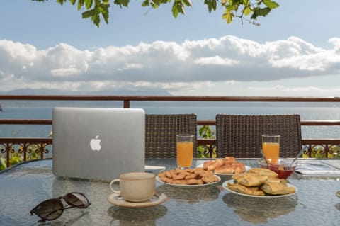 Take your breakfast outside and enjoy the magnificent view
