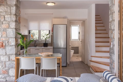 Open plan fully equipped kitchen