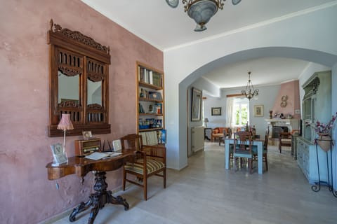 The living room as you enter the villa