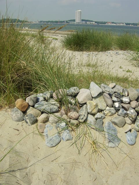 On the beach