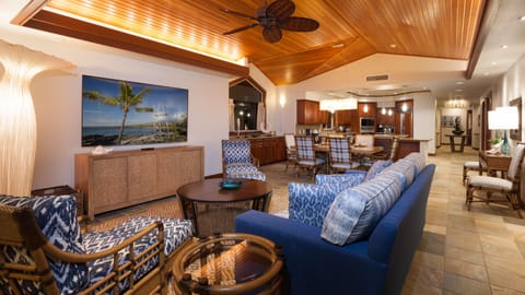 Cozy indoor space to relax and catch up on a movie. (cable included)