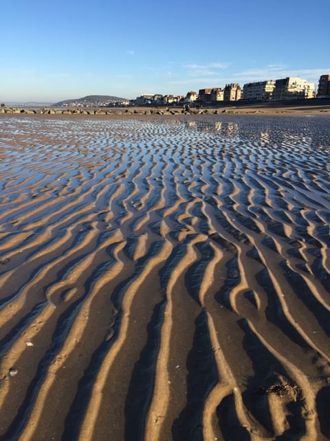 On the beach