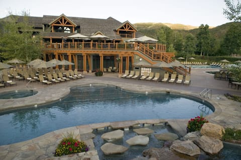 Indoor pool, outdoor pool