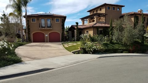 Street view of private house in San Diego