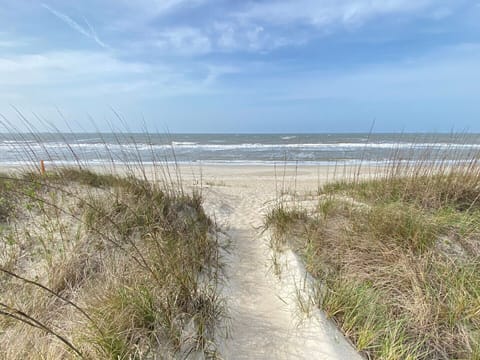 On the beach