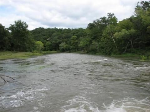 River from Low Water Bridge just upriver from Camp