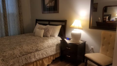 Memory foam beds, iron/ironing board, WiFi, bed sheets