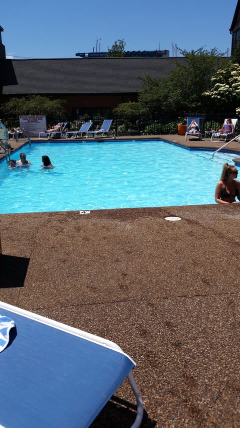 Indoor pool, outdoor pool