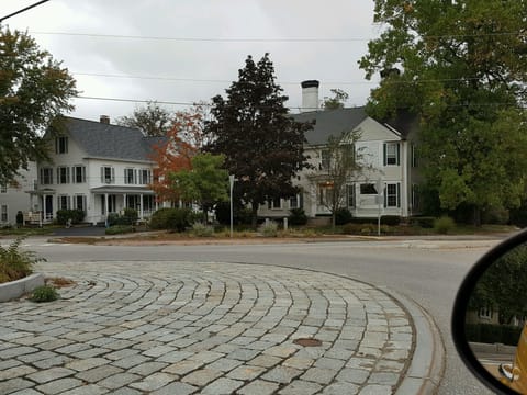 Street side view of the old manse.