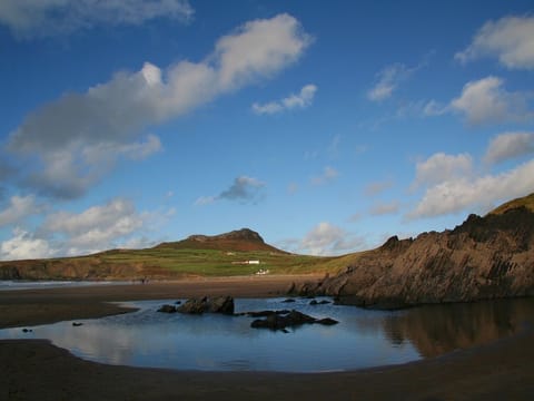 Lower Porthmawr & The Roost across Whitesands Bay
