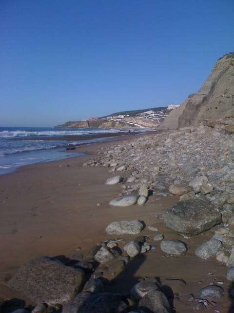 Beach nearby, sun loungers