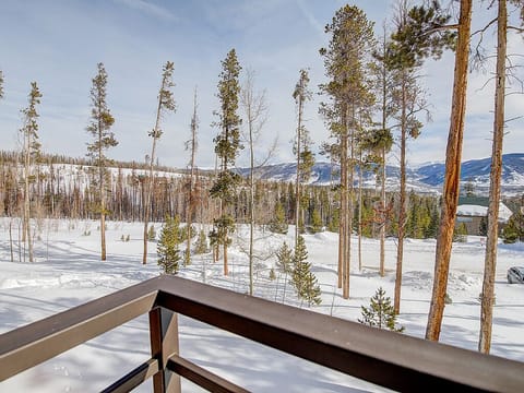 Stunning mountains views from our deck!