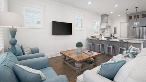 Open Concept Living and Dining Area