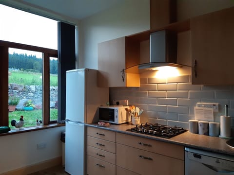 The kitchen is well equipped.