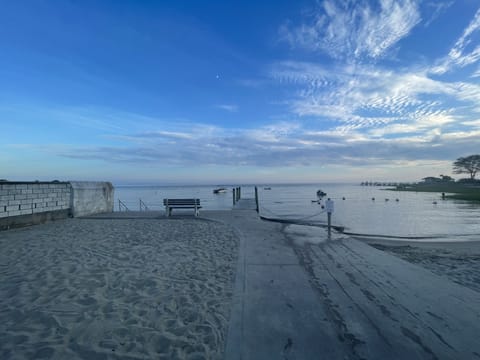 Sun loungers, beach towels