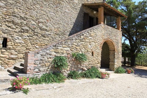 External stairs and entrance to Loggia