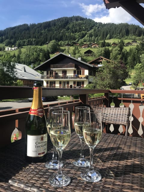 Drinks on the balcony