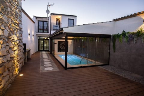 Indoor pool, a heated pool