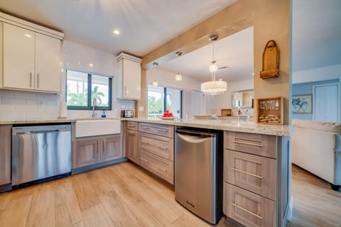 New stainless steel appliances