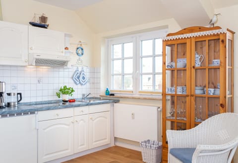 Kitchen in the holiday apartment in Norddorf on the island amrum