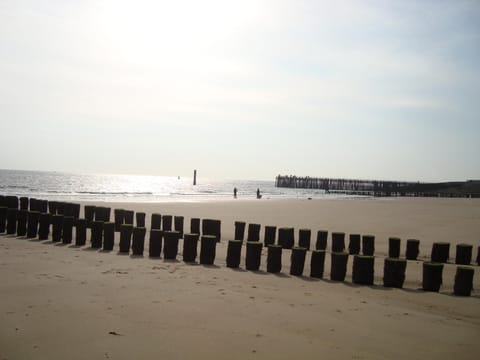 On the beach