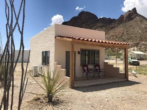 Casita A, with Bee Mountain behind (before privacy fence/front patio was added)