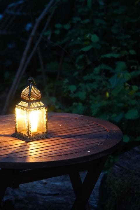 Outdoor table for two