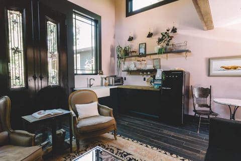 LivingRoom open to kitchentte 10ft doors leading to the private patio and garden