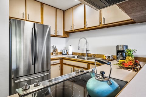 Kitchen has everything needed for your stay