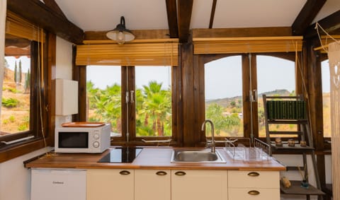 Enjoy the kitchen of this rural studio in Mijas Pueblo