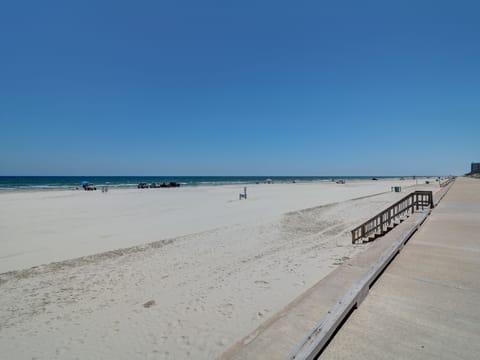 On the beach