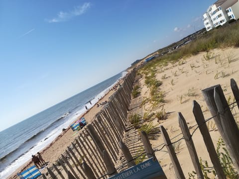 On the beach